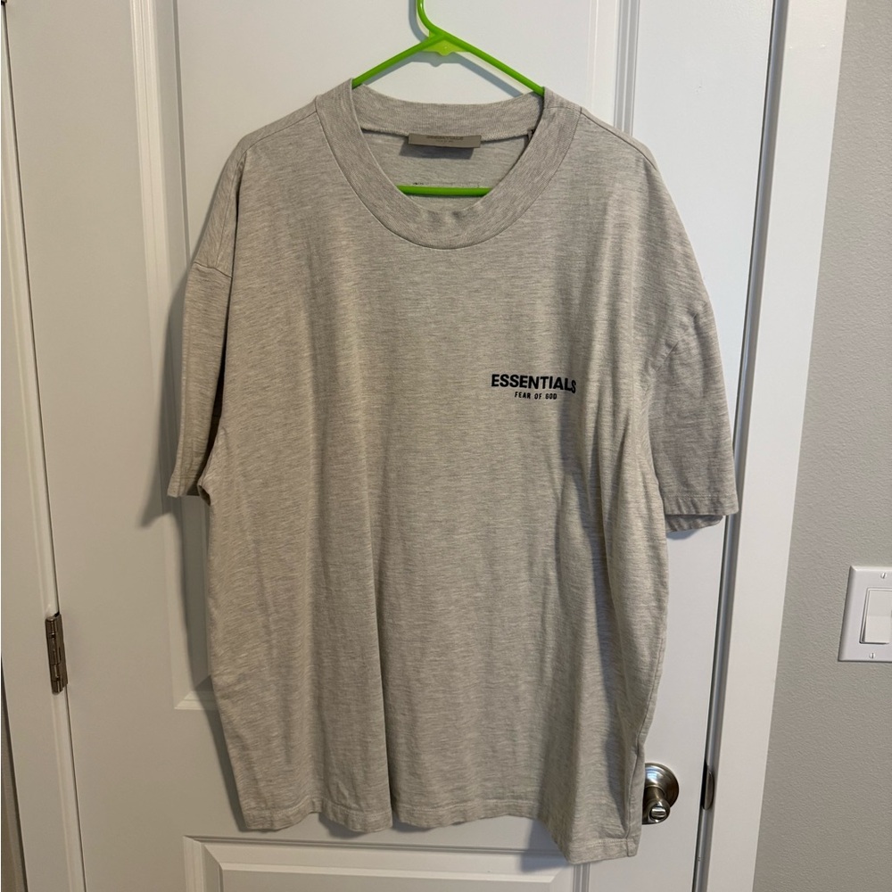 Essentials Light Oatmeal Tee XL